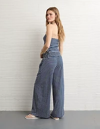 Pantalon à taille haute en tricot Vive le soleil AE