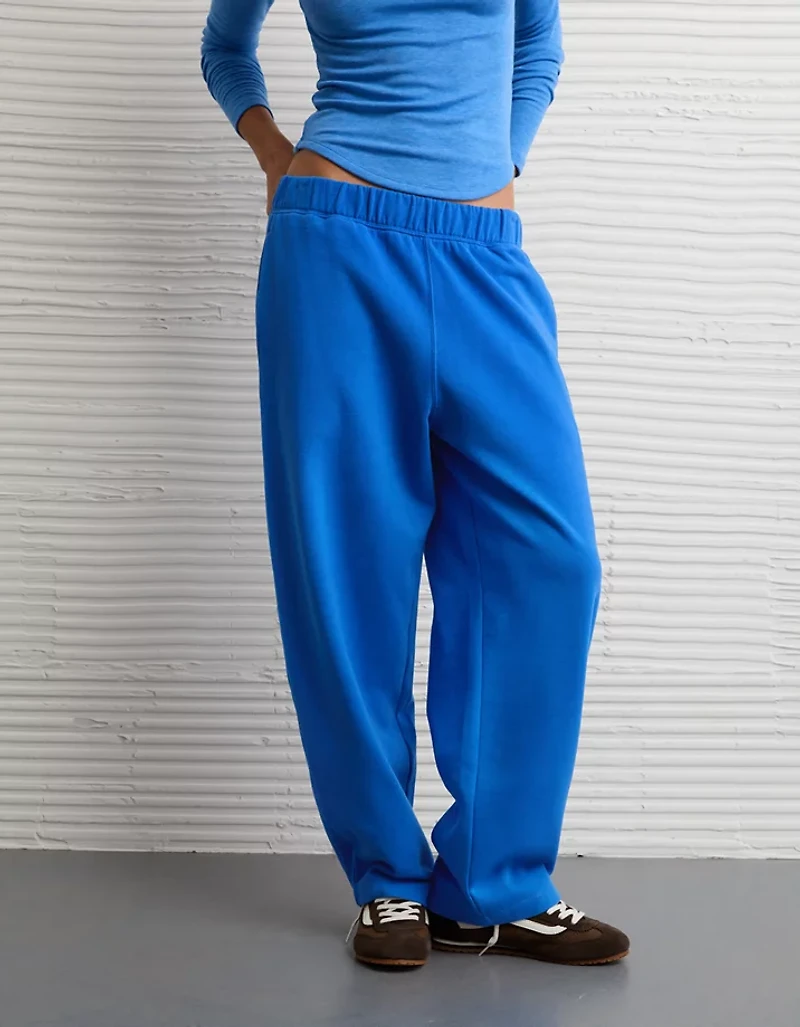 Pantalon en molleton à jambe ballon Luxe de tous les jours AE