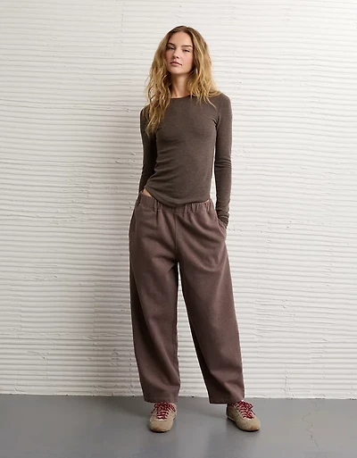 Pantalon en molleton à jambe ballon Luxe de tous les jours AE