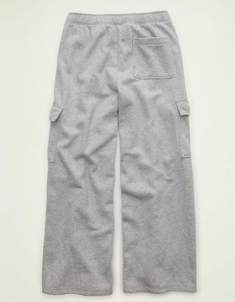 AE Everyday Luxe Cargo Wide-Leg Sweatpant