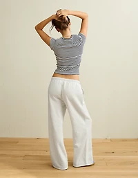 Pantalon droit en molleton Luxe de tous les jours AE