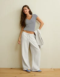Pantalon droit en molleton Luxe de tous les jours AE