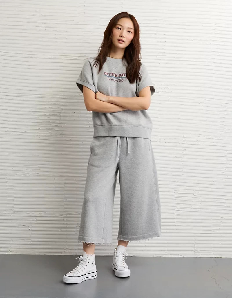 AE Stretch Knit Culotte Pant