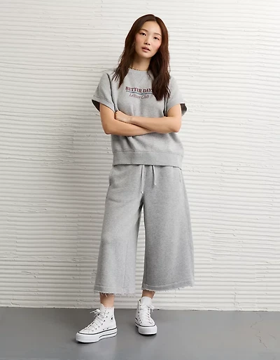AE Stretch Knit Culotte Pant