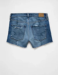 AE Stretch Colorblock Ripped Denim Perfect Shortie