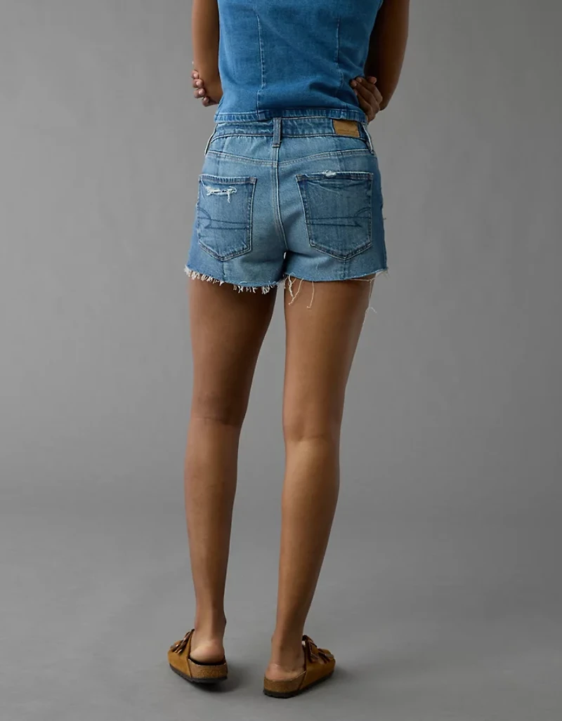 AE Stretch Colorblock Ripped Denim Perfect Shortie