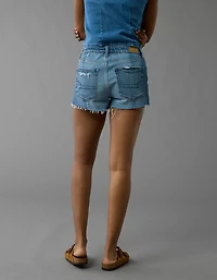 AE Stretch Colorblock Ripped Denim Perfect Shortie