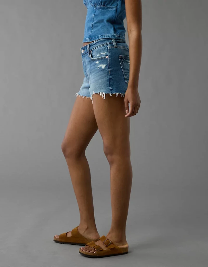 AE Stretch Colorblock Ripped Denim Perfect Shortie