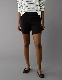 AE Stretch High-Waisted Trouser Bermuda Short