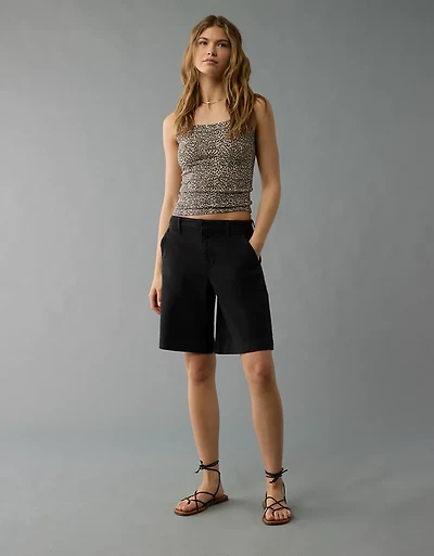 AE 11" Stretch High-Waisted Trouser Short