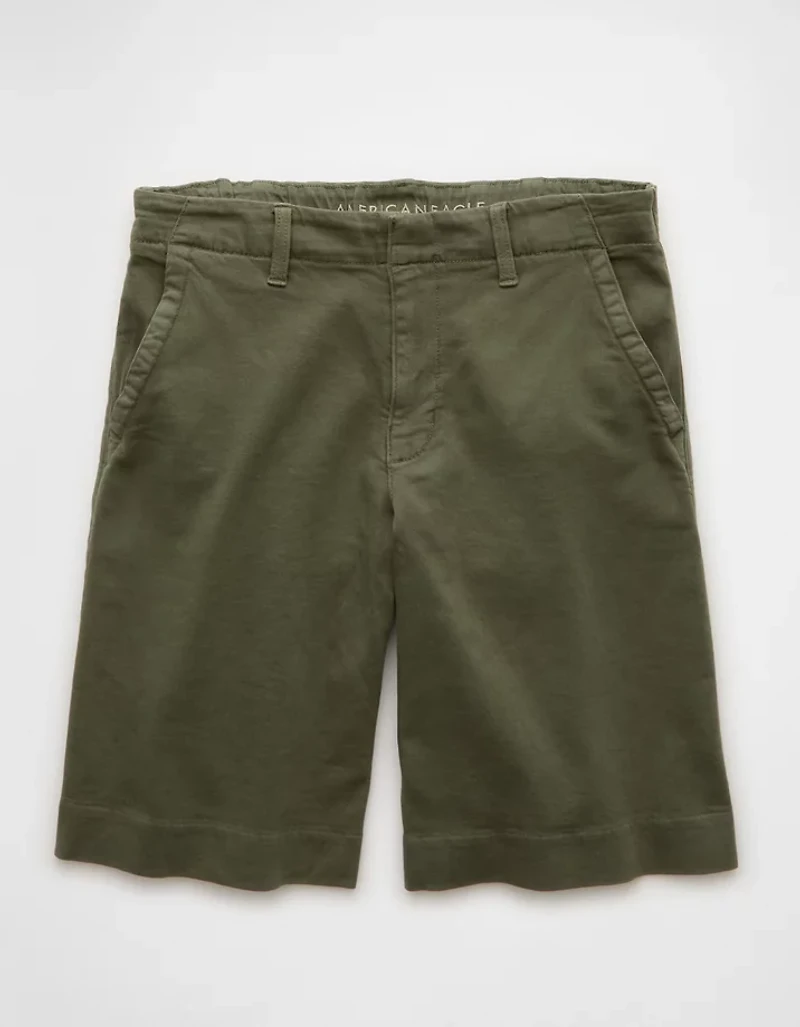 AE 11" Stretch High-Waisted Trouser Short