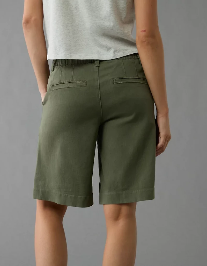 AE 11" Stretch High-Waisted Trouser Short