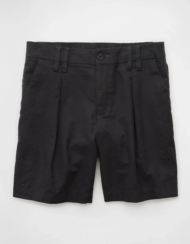 AE Stretch Linen-Blend 8" Trouser Short
