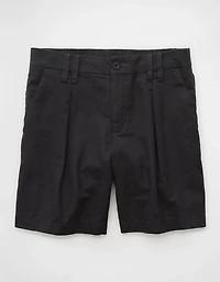 AE Stretch Linen-Blend 8" Trouser Short