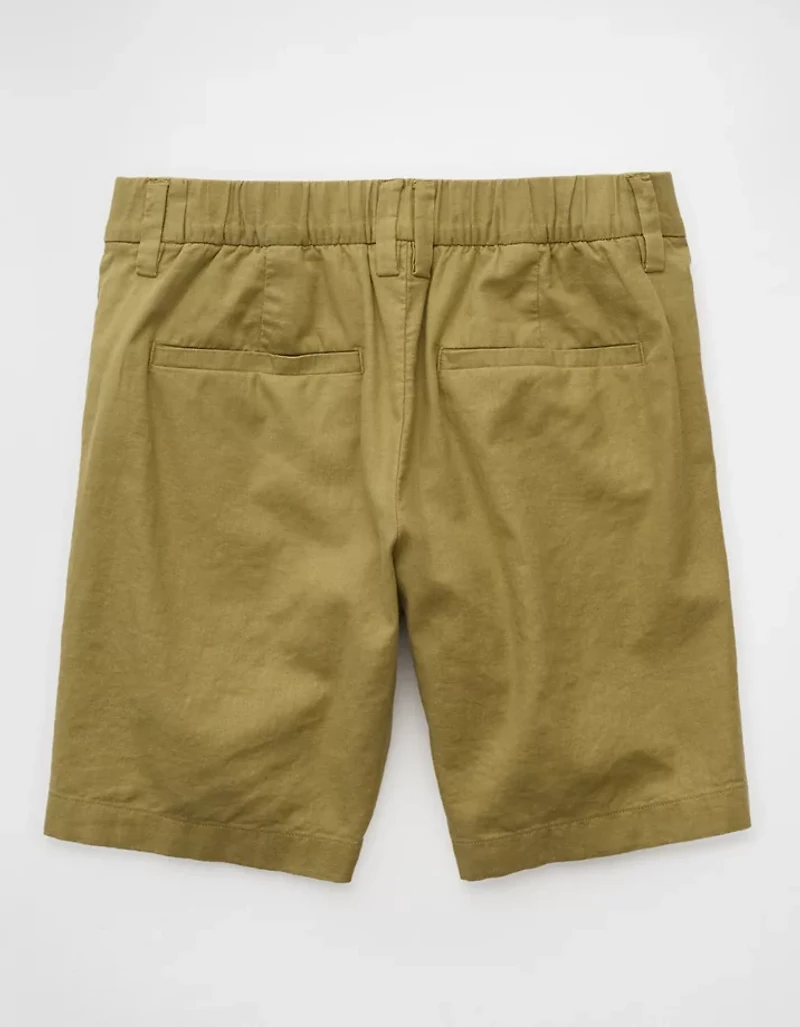 AE Stretch Linen-Blend 8" Trouser Short