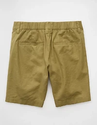 AE Stretch Linen-Blend 8" Trouser Short