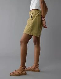 AE Stretch Linen-Blend 8" Trouser Short