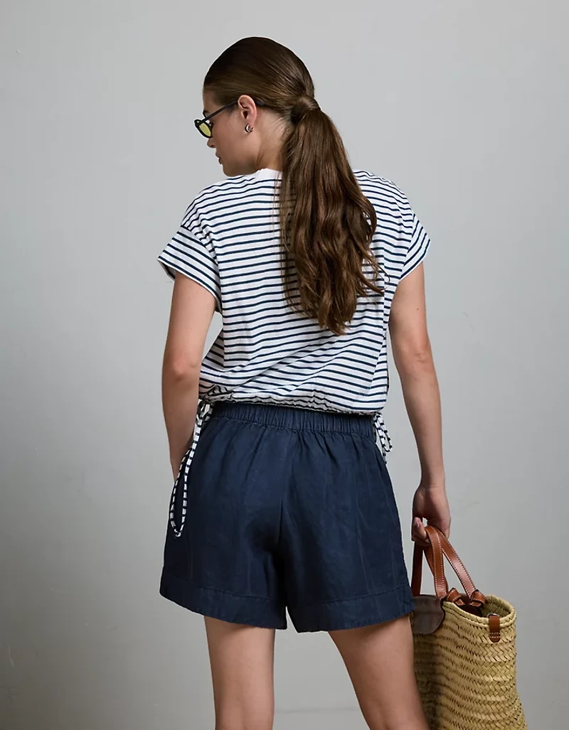 Short en lin haut de gamme AE77