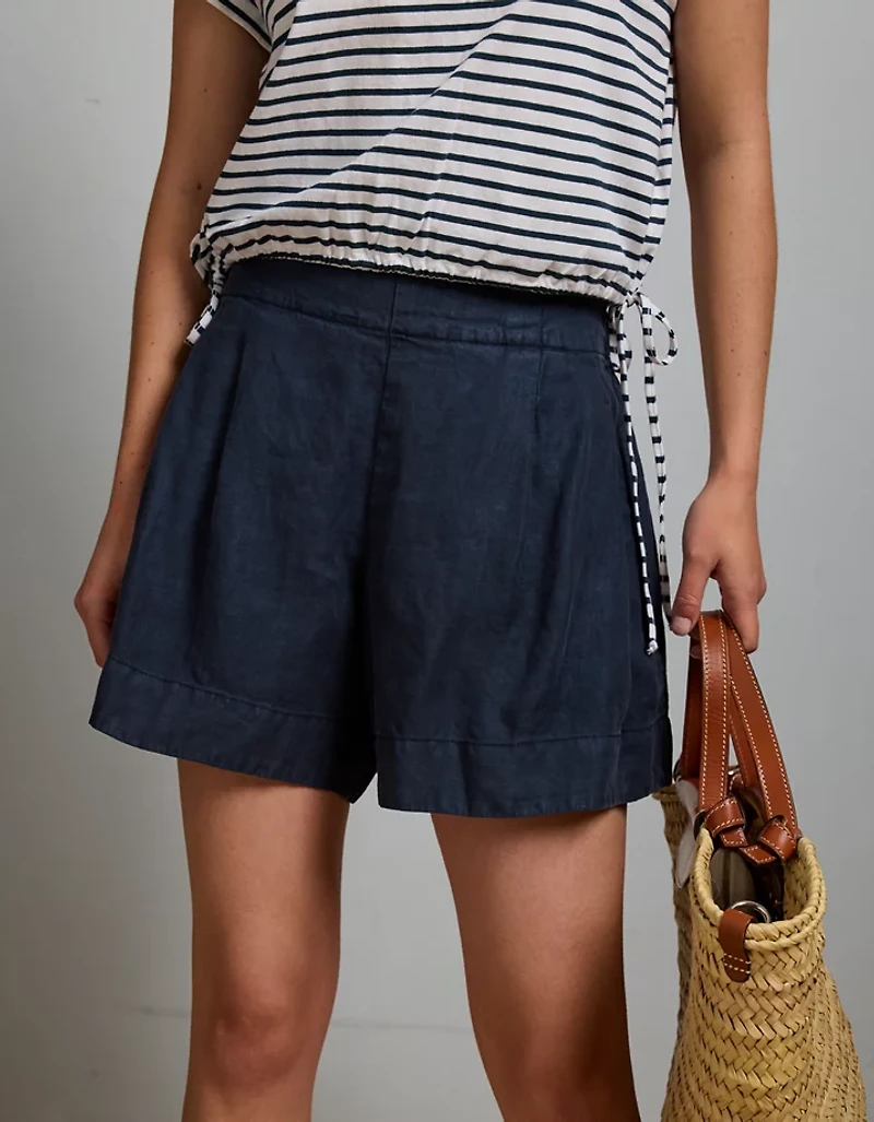 Short en lin haut de gamme AE77