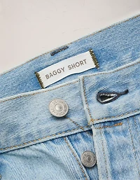Short en denim ample à taille basse de 5 po haut gamme AE77