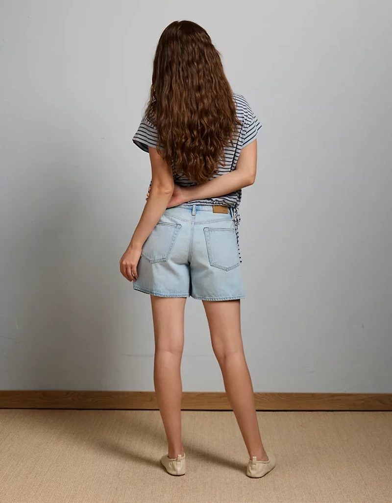 Short en denim ample à taille basse de 5 po haut gamme AE77