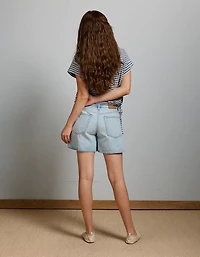Short en denim ample à taille basse de 5 po haut gamme AE77