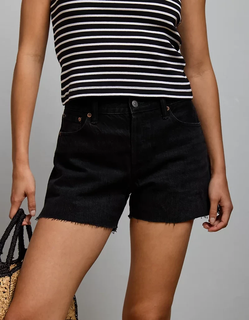 AE77 Premium Classic 4.25" Denim Short