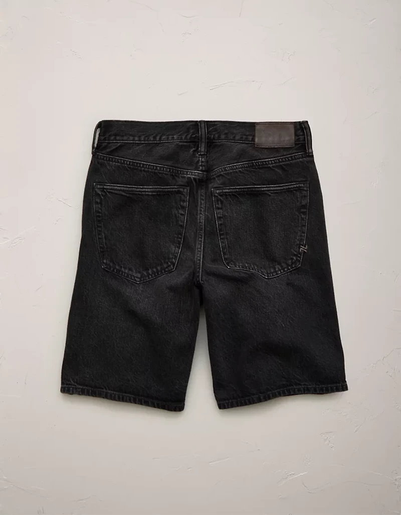 AE77 Premium Super High-Waisted Baggy Bermuda Denim Short