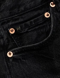 AE77 Premium Super High-Waisted Baggy Bermuda Denim Short