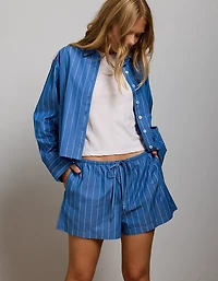 AE77 High-Waisted Poplin Short