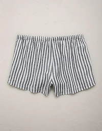 AE77 Linen Pull-On Short