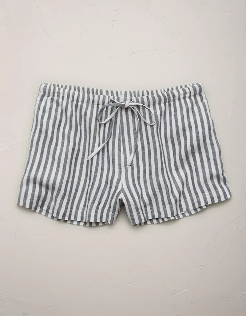 AE77 Linen Pull-On Short