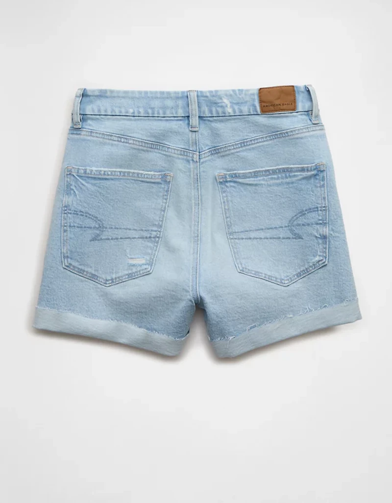 AE Strigid Super High-Waisted Curvy Mom Short