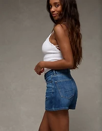 AE Stretch Super High-Waisted Curvy Mom Short