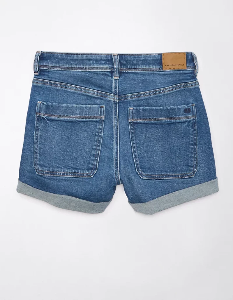 Short de maman en denim extensible AE