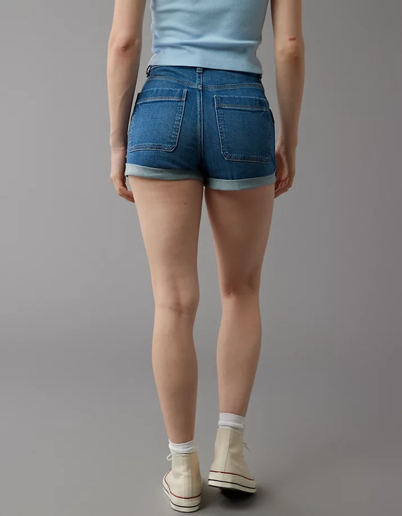 Short de maman en denim extensible AE