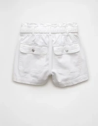 AE Stretch Paper Bag Denim Mom Short