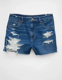 AE Strigid Ripped Denim Mom Short