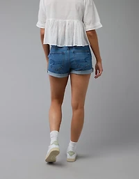 AE Strigid Denim Mom Short