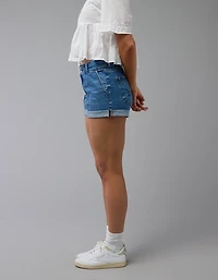 AE Strigid Denim Mom Short