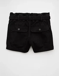 AE Stretch Paperbag Denim Mom Short