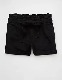 AE Stretch Paperbag Denim Mom Short