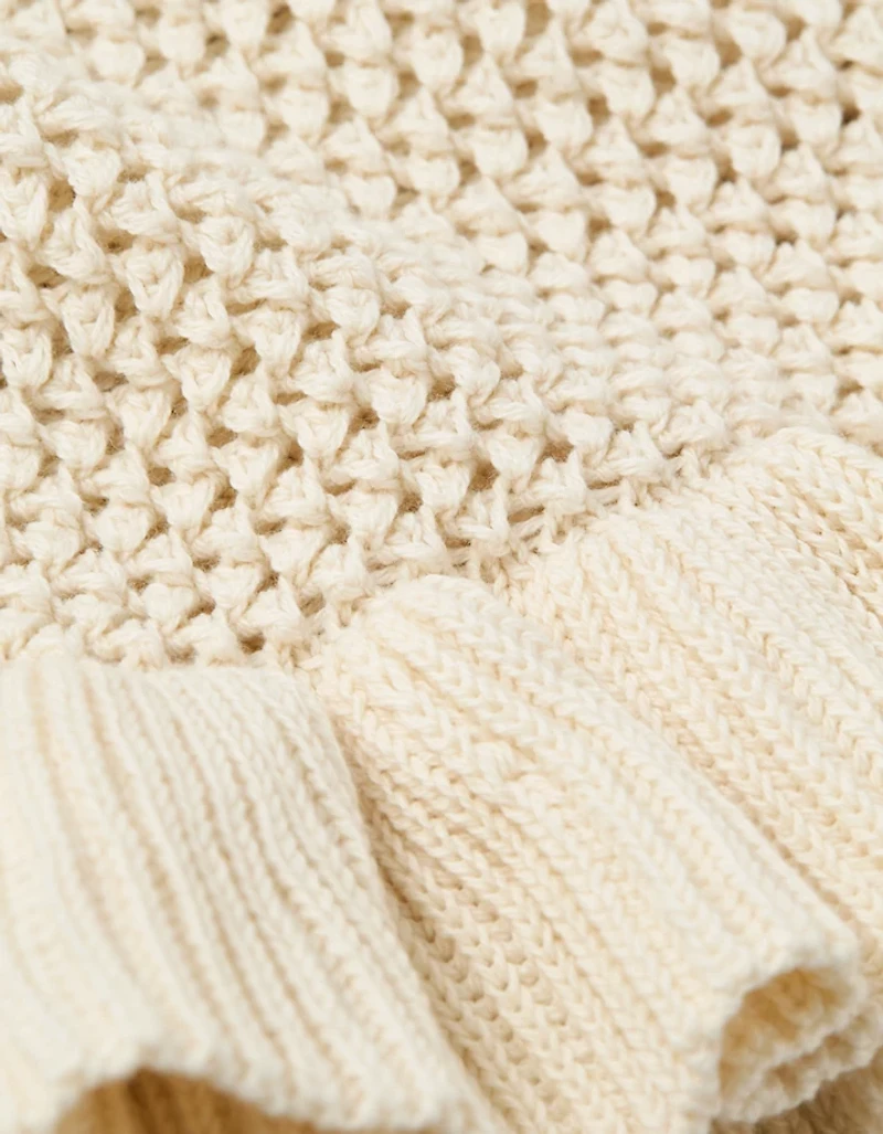 AE Crochet Peplum Tank Top