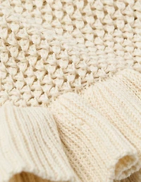 AE Crochet Peplum Tank Top