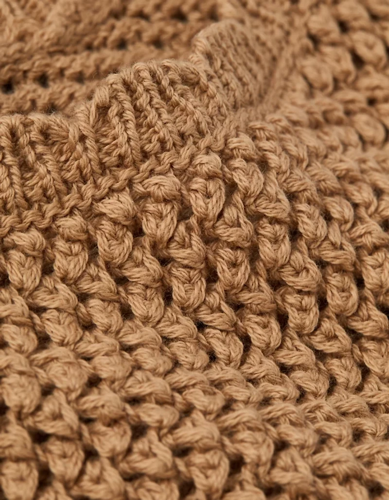 AE Crochet Peplum Tank Top