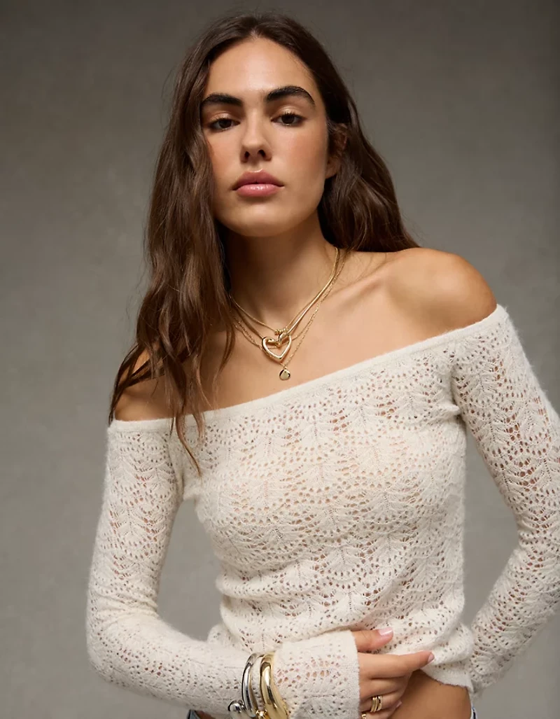 AE Off-The-Shoulder Sweater