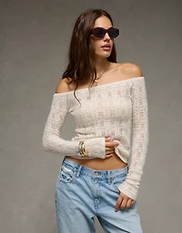 AE Off-The-Shoulder Sweater