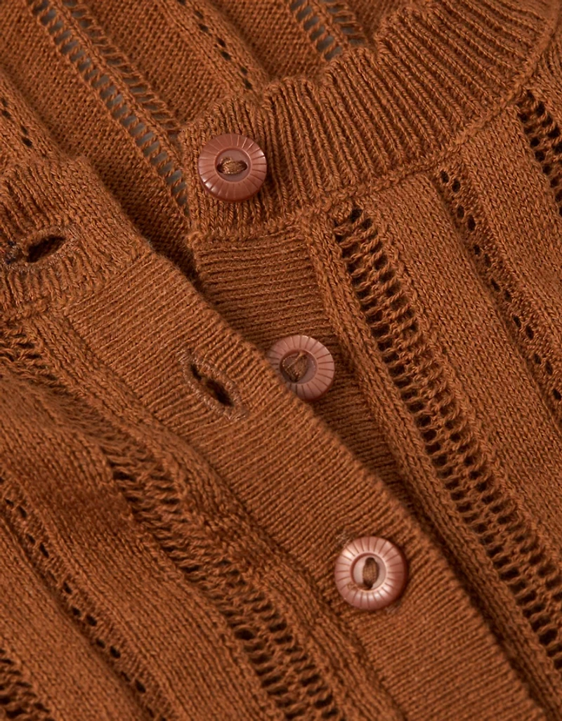 AE Henley Pointelle Sweater T-Shirt