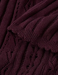 AE Henley Pointelle Sweater T-Shirt