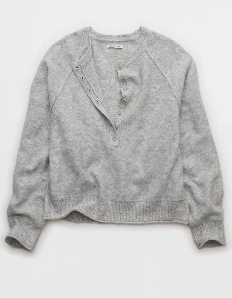 AE Whoa So Soft Henley Sweater